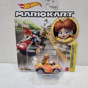 Hot Wheels Mario Kart Princess Daisy Wild Wing Diecast Car